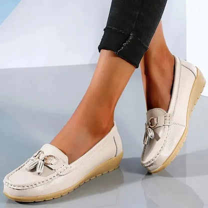 CLAIRE LEATHER LOAFERS