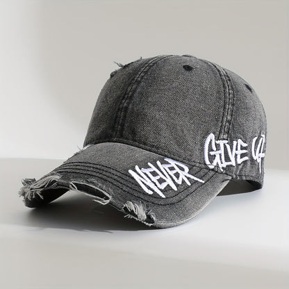 Never Give Up Vintage Cap
