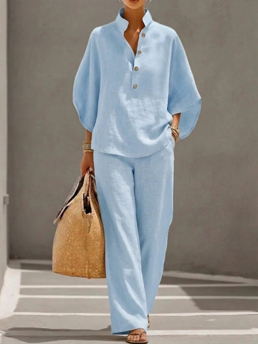 Chic Linen Comfort Set