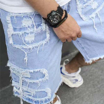 BECKETT DISTRESSED DENIM SHORTS