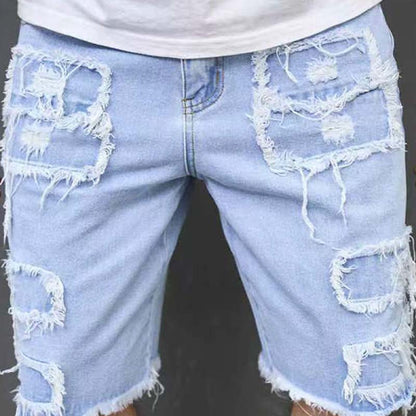 BECKETT DISTRESSED DENIM SHORTS