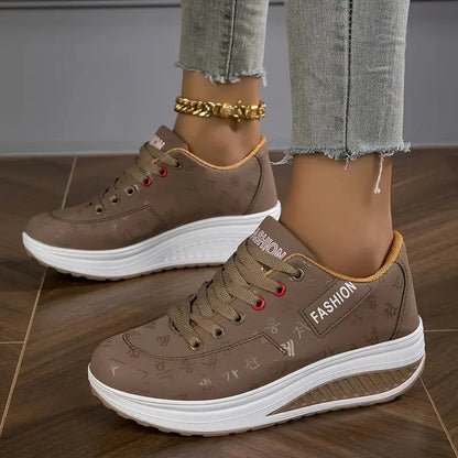 ZENARA ORTHOPEDIC PLATFORM SNEAKERS