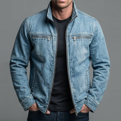 CAZEL VINTAGE ZIP COTTON JACKET