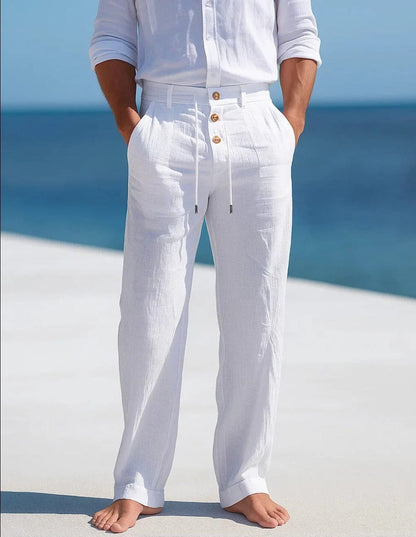 JULIAN LINEN TROUSERS