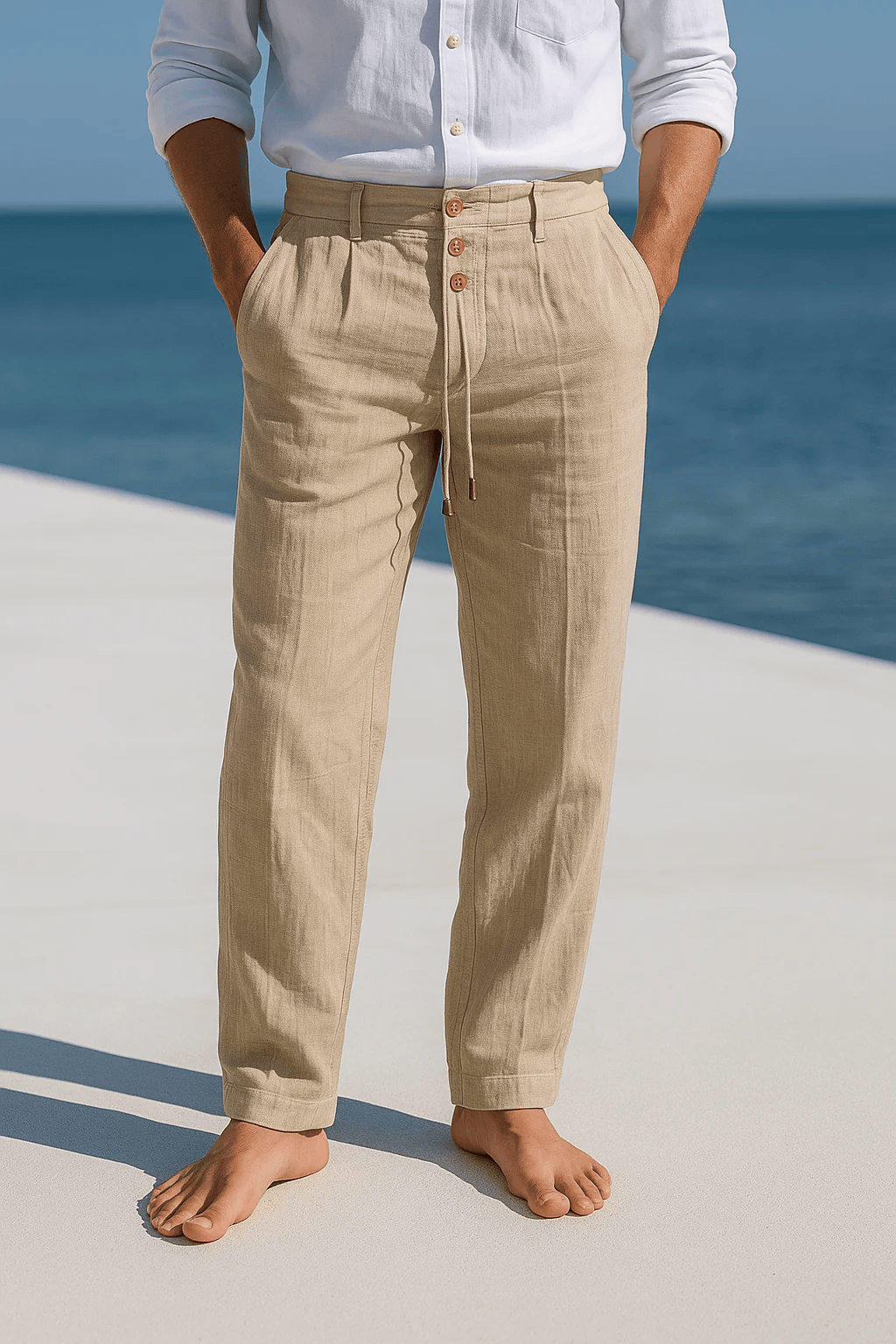 JULIAN LINEN TROUSERS