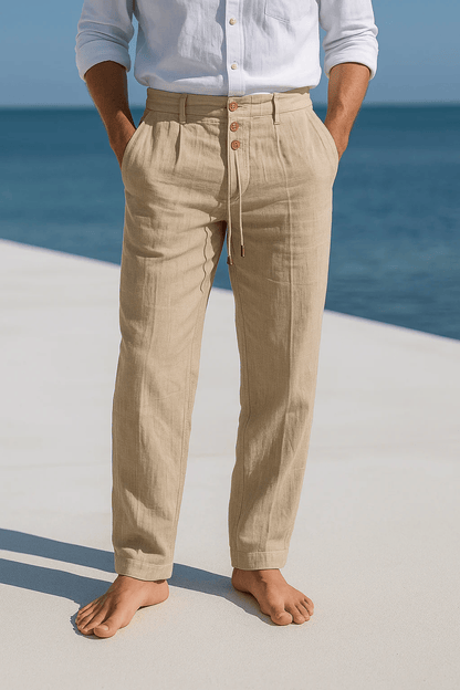 JULIAN LINEN TROUSERS