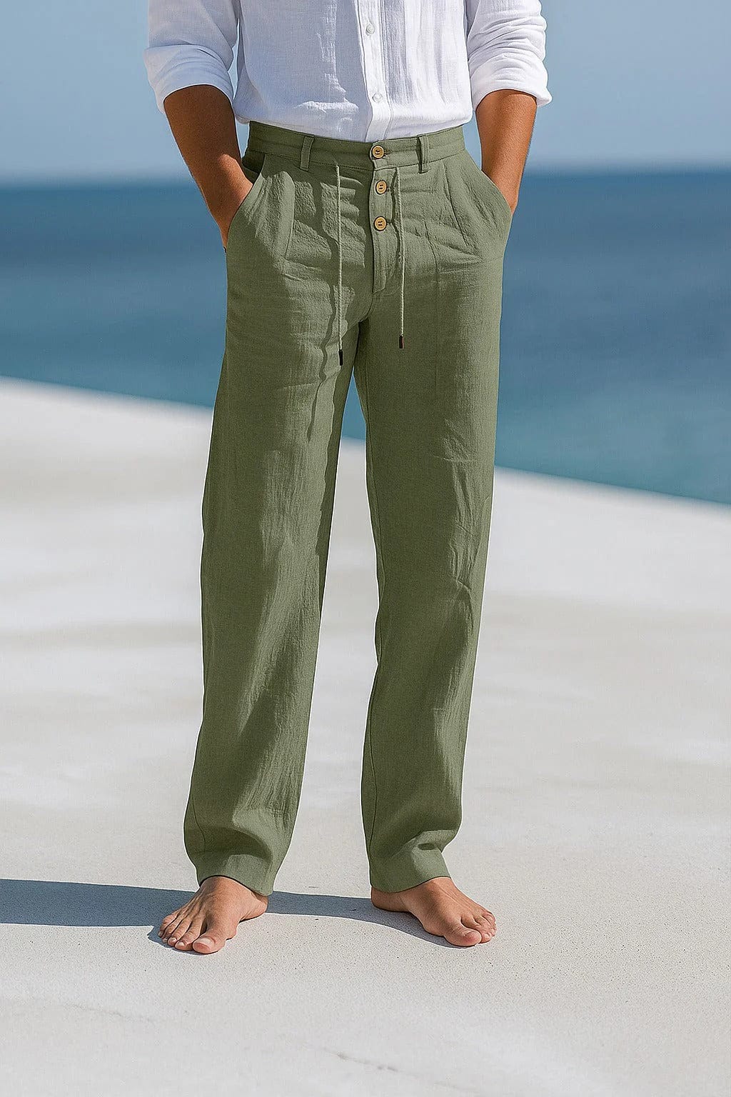 JULIAN LINEN TROUSERS