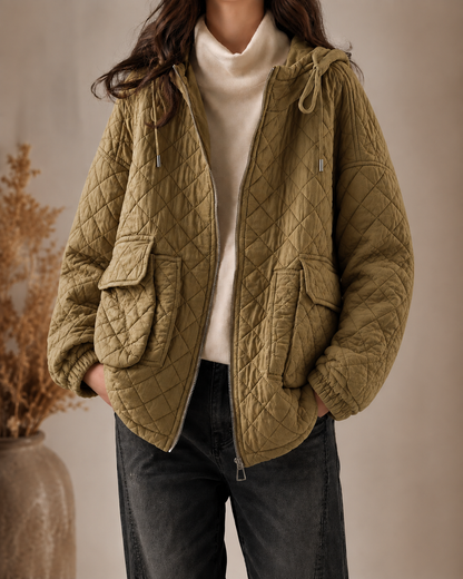 Arlo Quilted Hooded Jacket