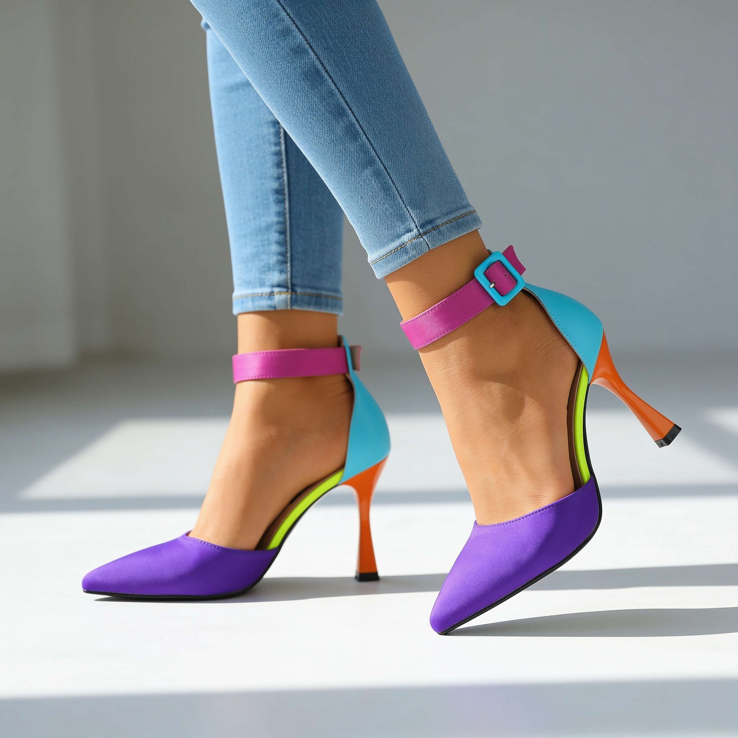 MADISON BUCKLE HEELS