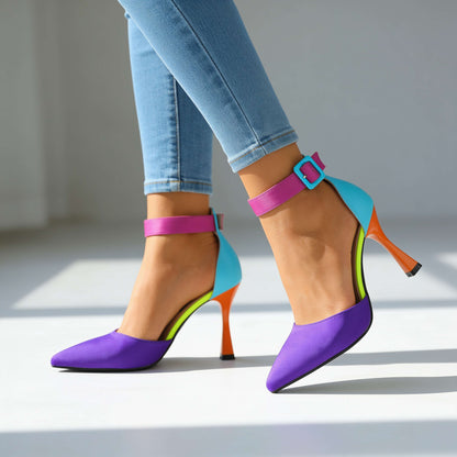 MADISON BUCKLE HEELS