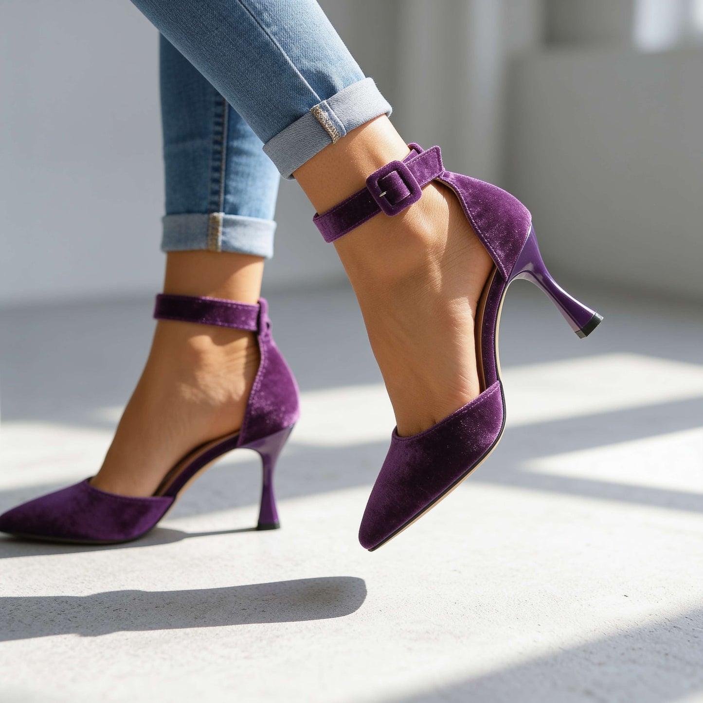 MADISON BUCKLE HEELS
