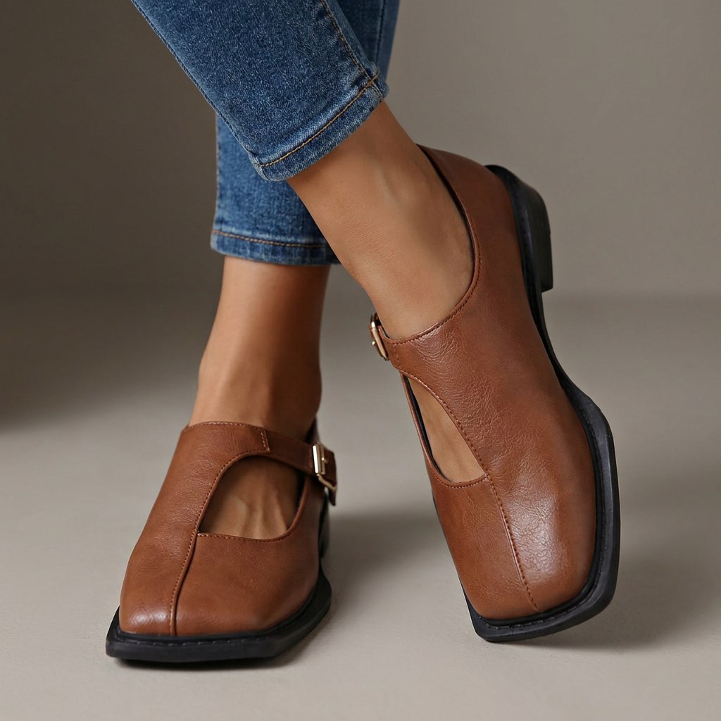 Elspeth Timeless T-Strap Flats