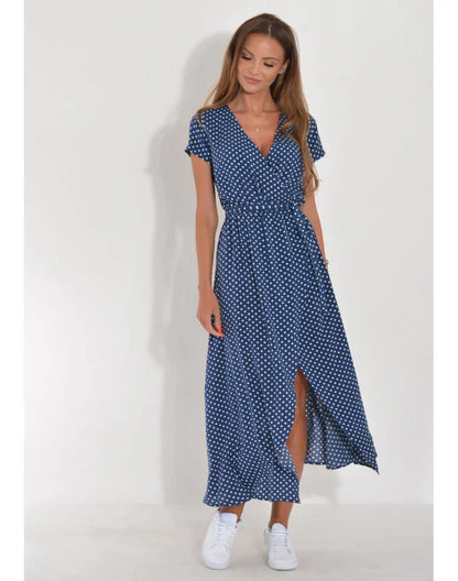 Eloria V-Neck Sculpted Dress