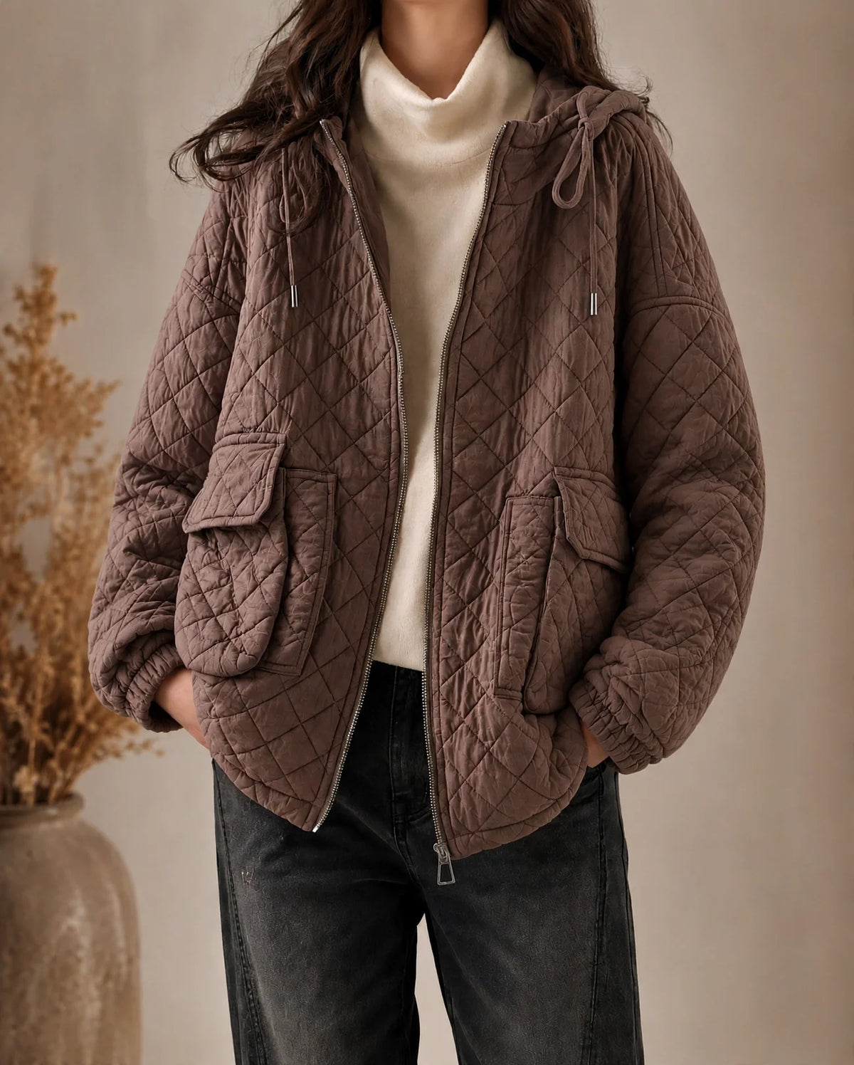 Arlo Quilted Hooded Jacket