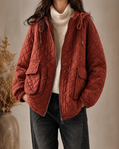 Arlo Quilted Hooded Jacket