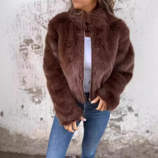 High-neck Casual Jacket