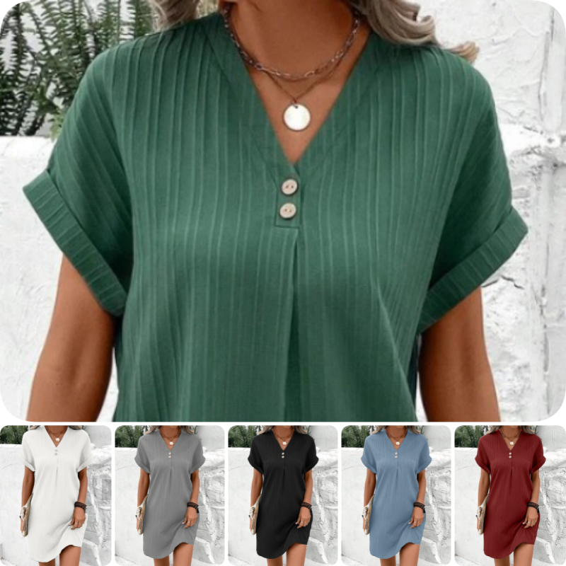 EMERY V-NECK SUMMER DRESS