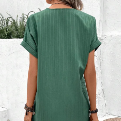 EMERY V-NECK SUMMER DRESS