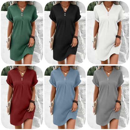 EMERY V-NECK SUMMER DRESS