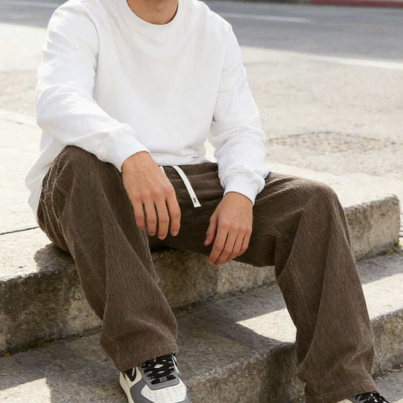 Loose Drawstring Pants