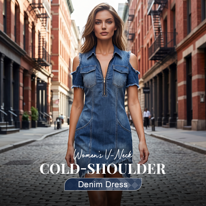 SKYLAR BOHO DENIM DRESS