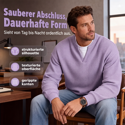 Men’s Waffle-Knit Sweater