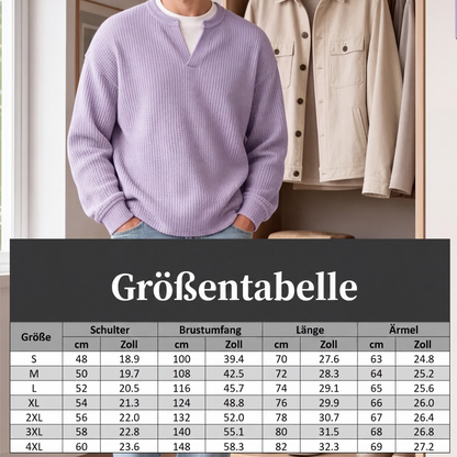 Men’s Waffle-Knit Sweater
