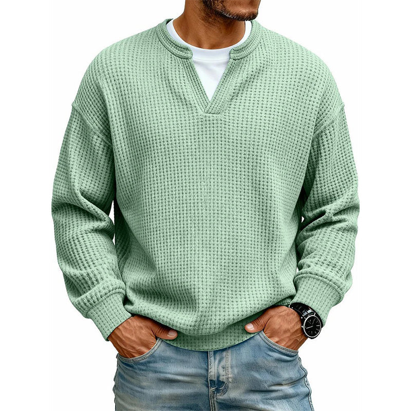 Men’s Waffle-Knit Sweater
