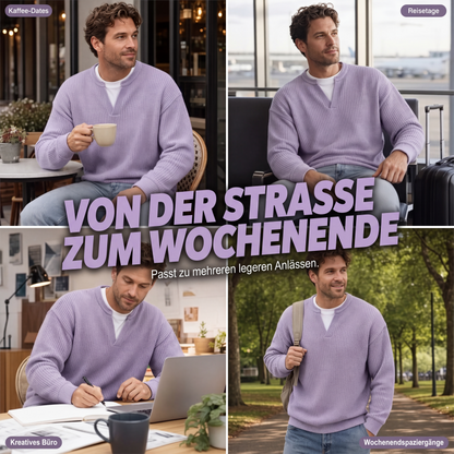 Men’s Waffle-Knit Sweater