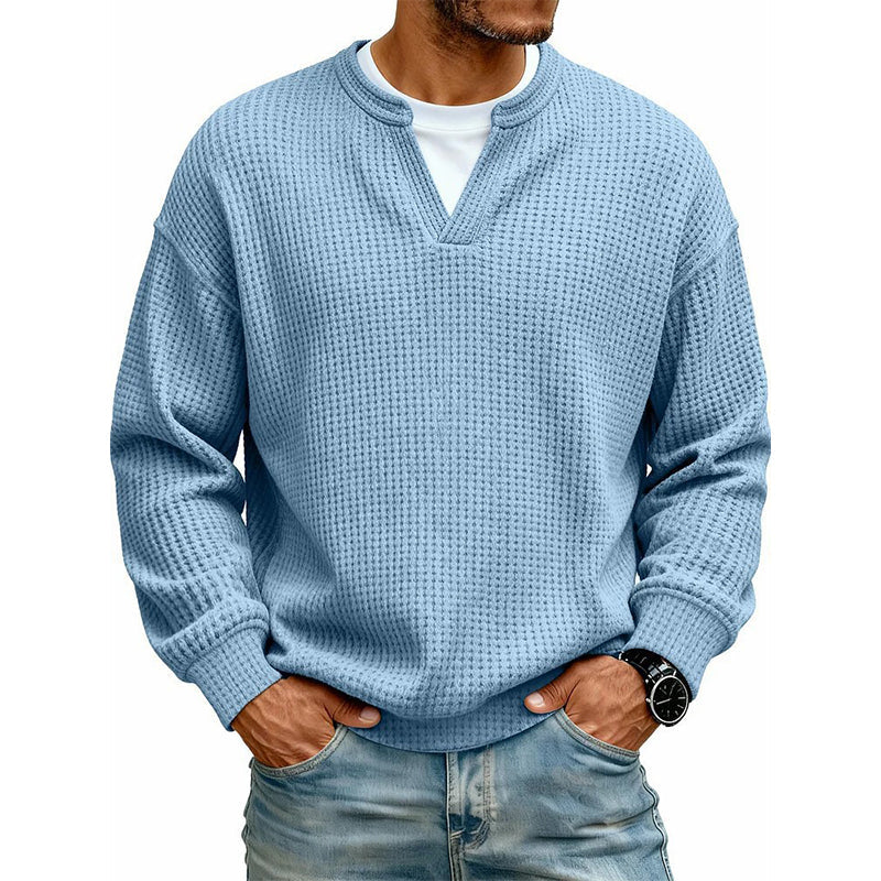 Men’s Waffle-Knit Sweater