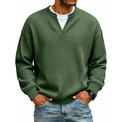 Men’s Waffle-Knit Sweater