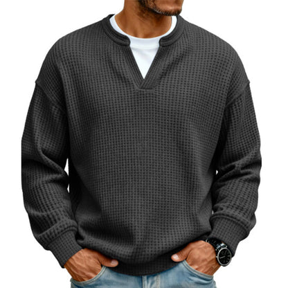 Men’s Waffle-Knit Sweater