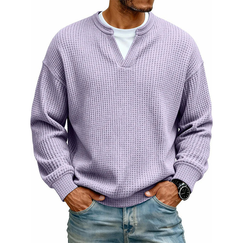Men’s Waffle-Knit Sweater