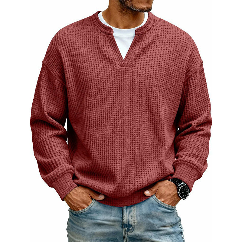 Men’s Waffle-Knit Sweater