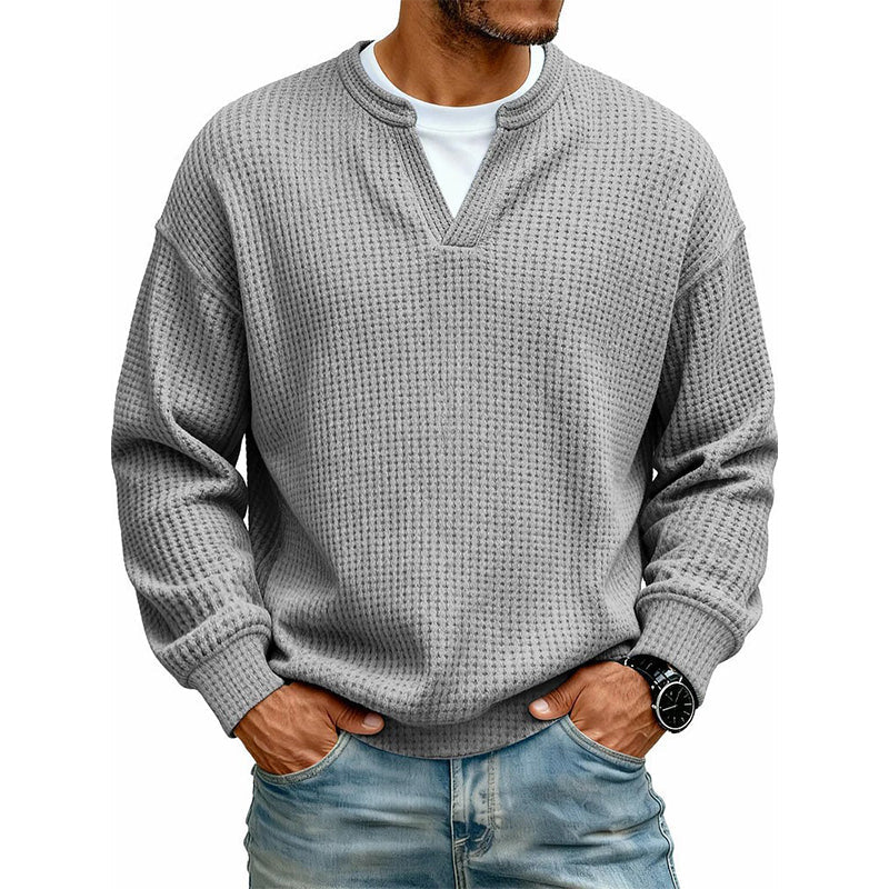 Men’s Waffle-Knit Sweater