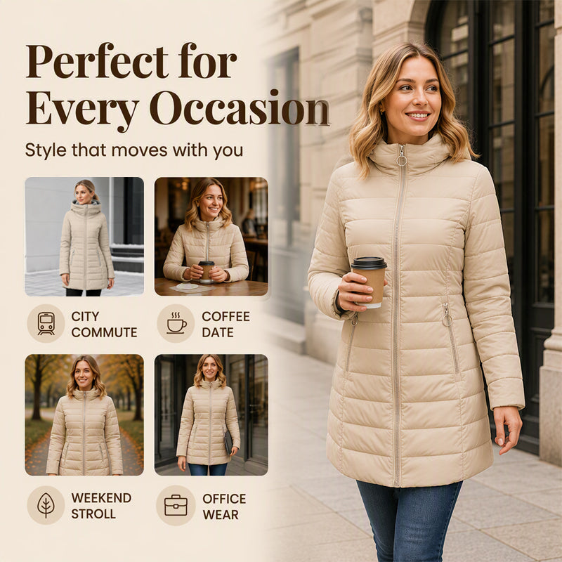 ⌛FREE SHIPPING🛍️ Women's Winter Insulated Hooded Coat