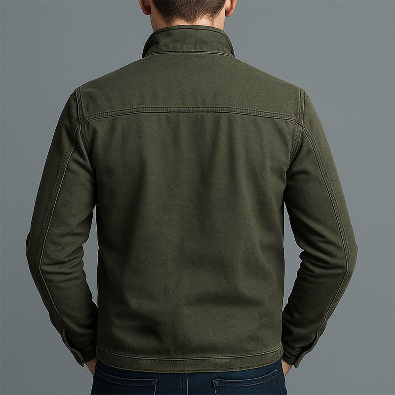 TORVANO VINTAGE COTTON ZIP JACKET