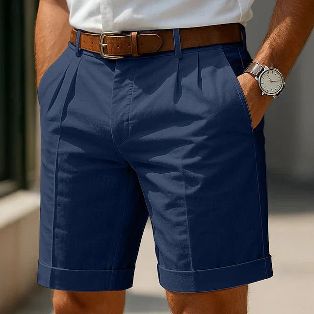HARRISON PLEATED TAILORED SHORTS